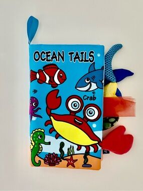 Aipinqi Ocean Tails Crinkly Cloth Book NWOT